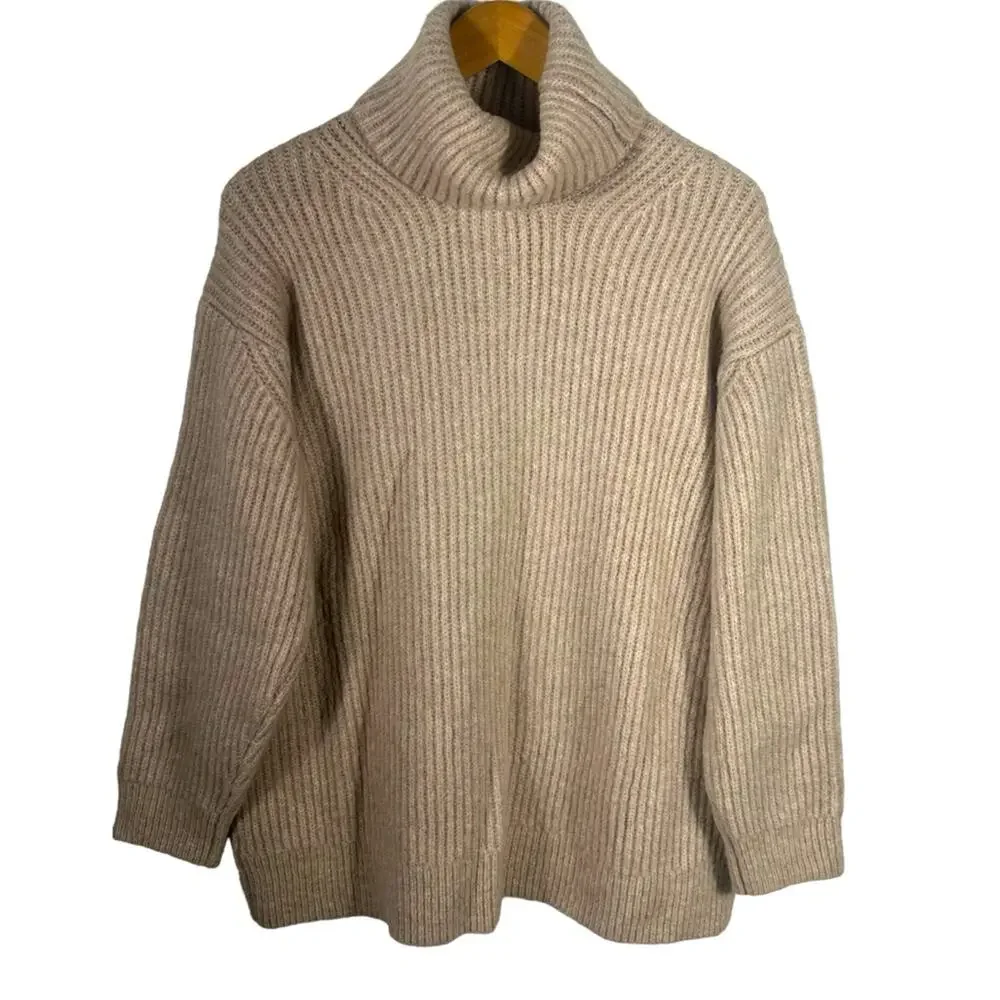 Lou & Grey LOFT Alpaca Blend Cowl Neck Size Small - Picture 1 of 8